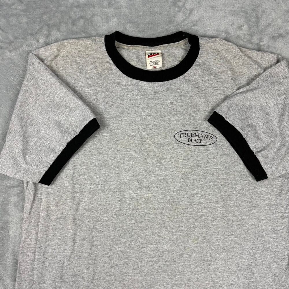 Anvil Men's Grey T-shirt